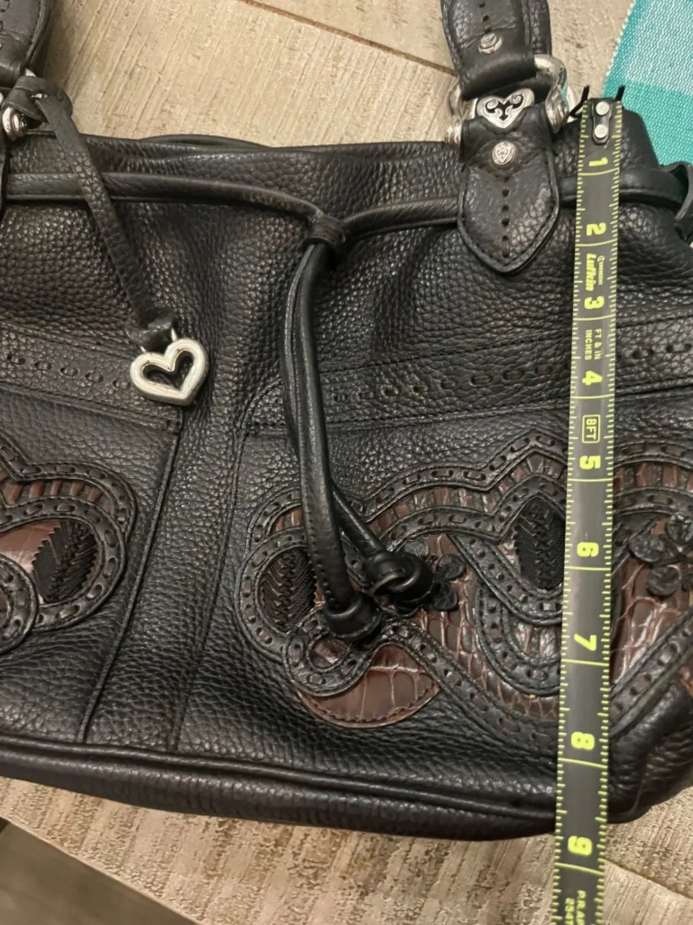 Brighton Masterpiece Collection Shoulder Bag Womens Large Black